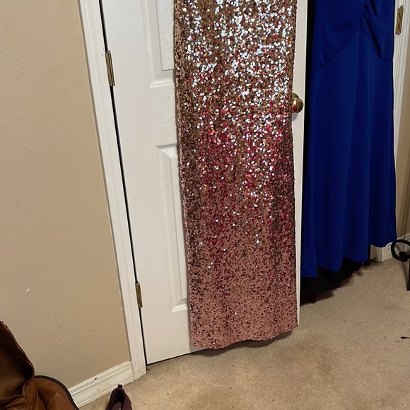 NWT Gold and Rose Gold ombré Formal - Picture 2 of 4